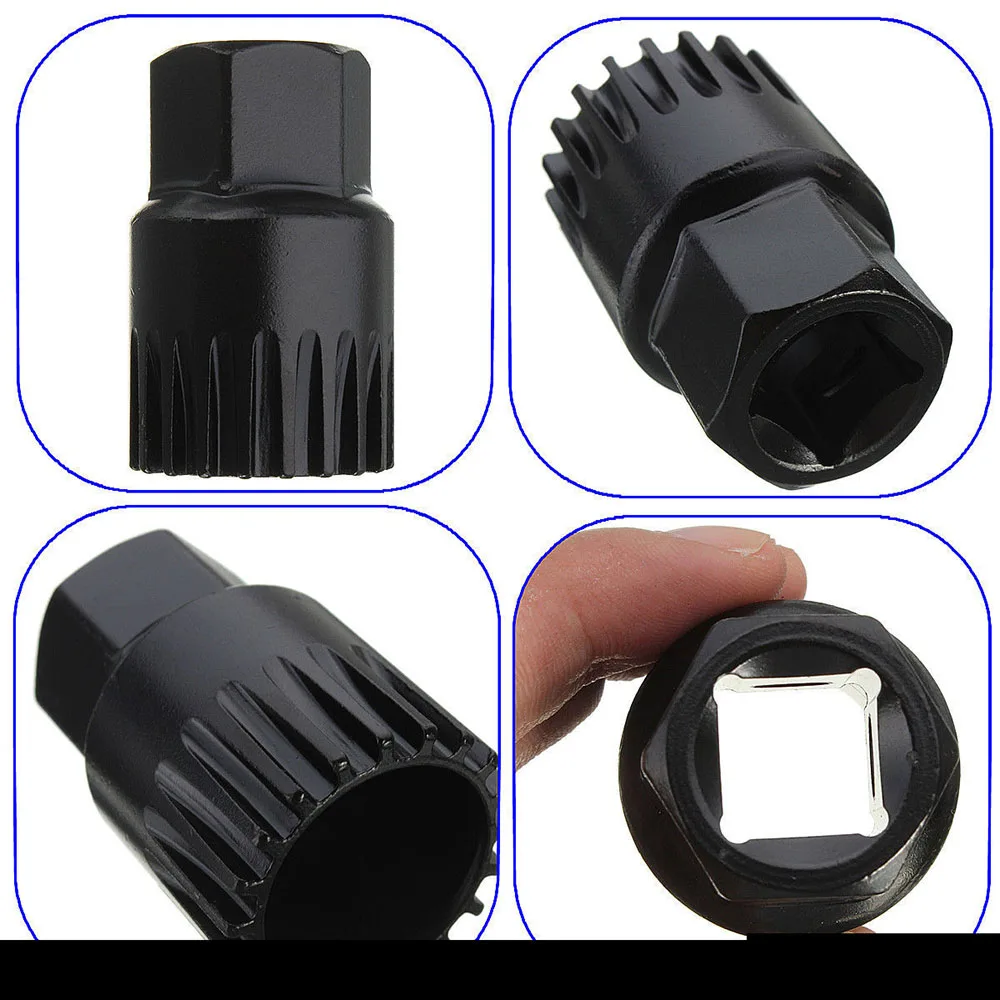 Mountain Bike Bicycle Bottom Bracket Remover Removal Repair Tool be used with either 24mm socket/wrench/adjustable spanner
Mountain Bike Bicycle Bottom Bracket Remover Removal Repair Tool be used with either 24mm socket/wrench/adjustable spanner
