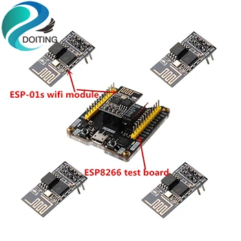 DOITING 5pcs ESP-01s Wireless WiFi Module+ESP8266 Development Board Serial To WiFi/ Transparent Transmission Firmware Downloader
DOITING 5pcs ESP-01s Wireless WiFi Module+ESP8266 Development Board Serial To WiFi/ Transparent Transmission Firmware Downloader