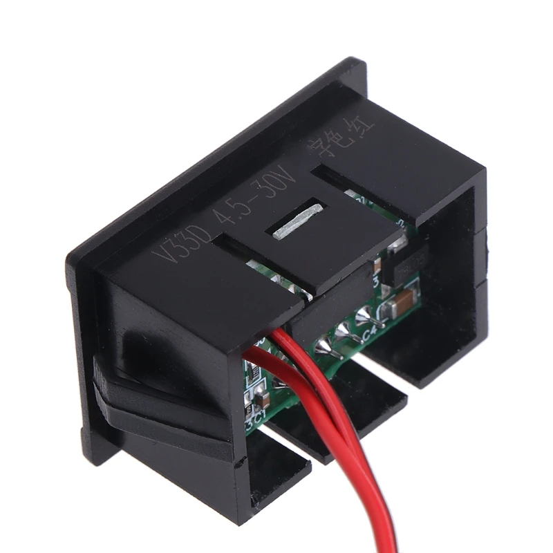 DC 2 Wires 4.5-30V Mini LED Digital Display Voltmeter Volt Voltage Panel Meter 1XCC
DC 2 Wires 4.5-30V Mini LED Digital Display Voltmeter Volt Voltage Panel Meter 1XCC