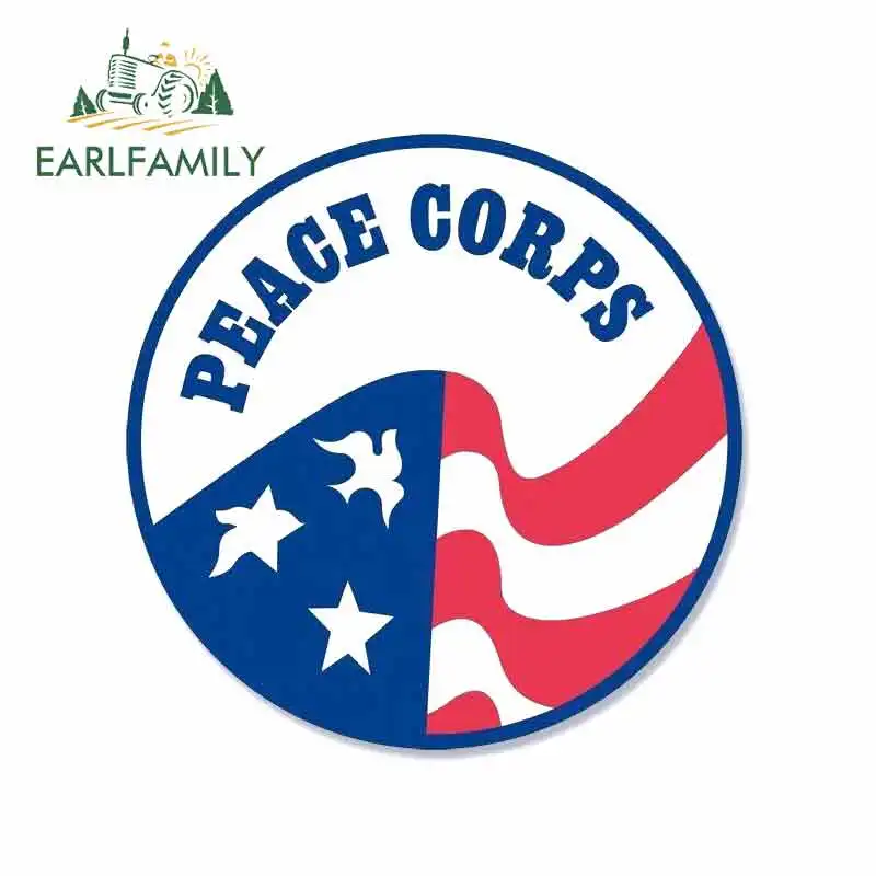 EARLFAMILY 13cm x 12.8cm for Peace Corps Dove Flag Logo Car Sticker Vinyl Sunscreen RV VAN JDM Car Accessories Graphics Cartoon
EARLFAMILY 13cm x 12.8cm for Peace Corps Dove Flag Logo Car Sticker Vinyl Sunscreen RV VAN JDM Car Accessories Graphics Cartoon