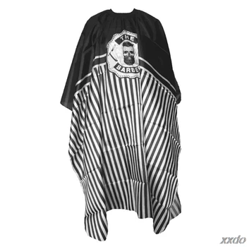 Retro Striped Hairdressing Gown Professional Salon Haircut Cape Cloth for Barber T4MB 
Retro Striped Hairdressing Gown Professional Salon Haircut Cape Cloth for Barber T4MB