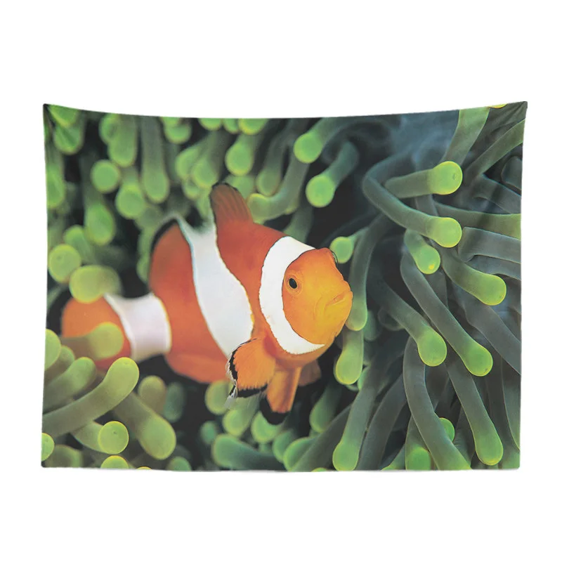 Beautiful Sea Animal Tapestry Lionfish Clown Fish Coral Anemone Living Room Decoration Wall Hanging Outdoor Picnic Blanket A
Beautiful Sea Animal Tapestry Lionfish Clown Fish Coral Anemone Living Room Decoration Wall Hanging Outdoor Picnic Blanket A