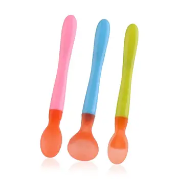 3Pcs/lot Temperature Sensing Spoon for Baby Safety Infant Feeding Spoons Kids Children Boy Girl Toddler Flatware
3Pcs/lot Temperature Sensing Spoon for Baby Safety Infant Feeding Spoons Kids Children Boy Girl Toddler Flatware