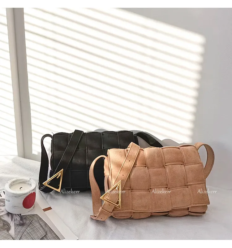Avocado Green Faux Suede Shoulder Bags Women 2020 New Designer Woven Small Square Velvet Crossbody Bag Top Quality Purse Fashion Avocado Green Faux Suede Shoulder Bags Women 2020 New Designer Woven Small Square Velvet Crossbody Bag Top Quality Purse Fashion
