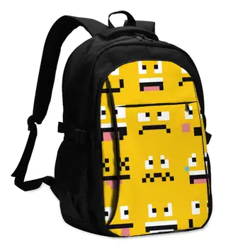 Bags School Bags For Boy Girl TeenagerDifferent Cartoon Pixel Faces USB Charge Computer Laptop Back Pack
Bags School Bags For Boy Girl TeenagerDifferent Cartoon Pixel Faces USB Charge Computer Laptop Back Pack