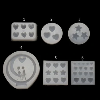 Handmade Sugar Love Star Heart Soft Candy Pendant Mold Gummy Candy Hairpin Slilcone Resin Molds Jewelry Making Tools
Handmade Sugar Love Star Heart Soft Candy Pendant Mold Gummy Candy Hairpin Slilcone Resin Molds Jewelry Making Tools