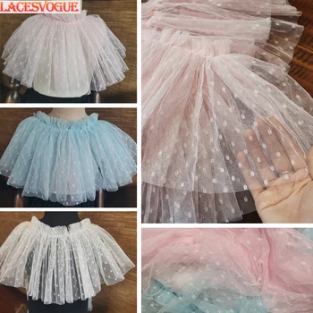 3yards 12cm 20cm Mesh fold lace trim Handmade DIY Bubble Skirt Ruffle edge Garment needlework sewing Clothing Decoration 361
3yards 12cm 20cm Mesh fold lace trim Handmade DIY Bubble Skirt Ruffle edge Garment needlework sewing Clothing Decoration 361