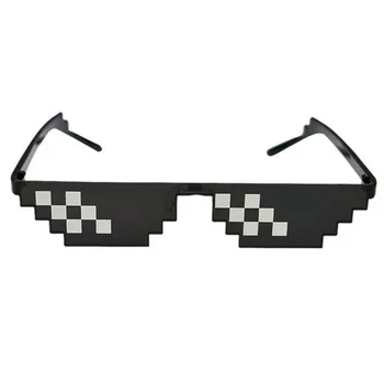 8 Bit Thug Life Sunglasses Pixelated Men Women Brand Party Eyeglasses Mosaic UV400 Vintage Eyewear Unisex Gift Toy Glasses
8 Bit Thug Life Sunglasses Pixelated Men Women Brand Party Eyeglasses Mosaic UV400 Vintage Eyewear Unisex Gift Toy Glasses