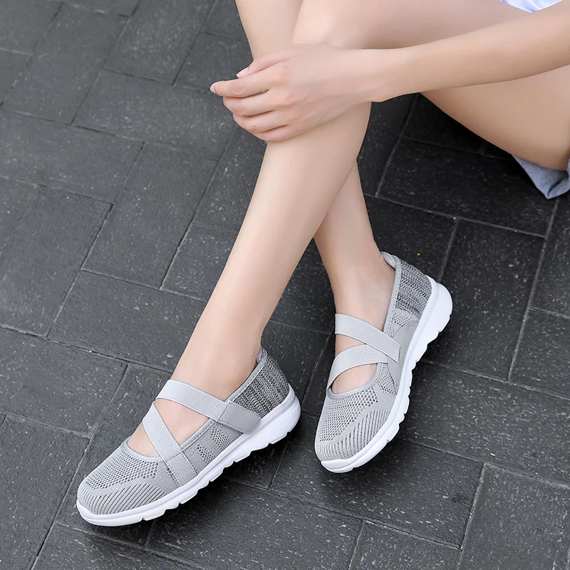 Spring Summer Fashion Women Shoes Female Breathable Mesh Casual Shoes Woman Comfortable Ballerina Flats Shoes Ladies Sneakers QJ
Spring Summer Fashion Women Shoes Female Breathable Mesh Casual Shoes Woman Comfortable Ballerina Flats Shoes Ladies Sneakers QJ