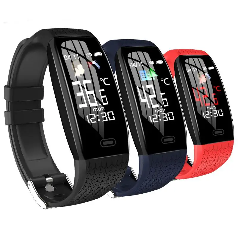 Ip67 Waterproof T5 Smart Bracelet Real-time Temperature Monitoring Heart Rate Blood Pressure Measure Smart Watch
Ip67 Waterproof T5 Smart Bracelet Real-time Temperature Monitoring Heart Rate Blood Pressure Measure Smart Watch