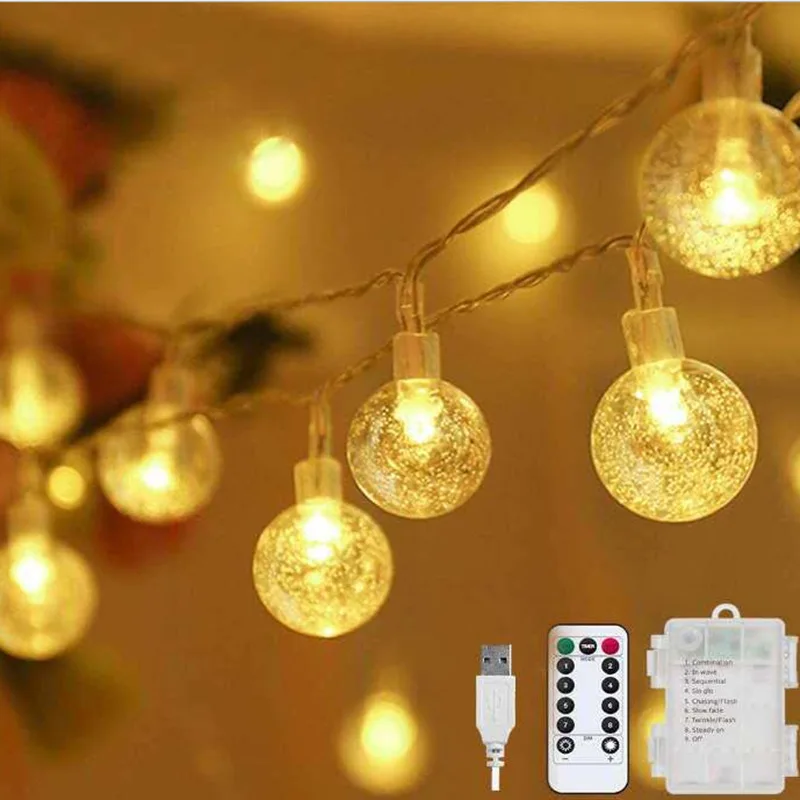 New LED lantern Christmas snowflake decoration string USB8 function battery box remote control dual purpose string light
New LED lantern Christmas snowflake decoration string USB8 function battery box remote control dual purpose string light