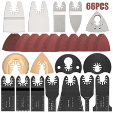 66 pcs Oscillating Multi Tool Saw Blades For Renovator Power Tools as Fein Multimaster Dremel Electric tools Accessories
66 pcs Oscillating Multi Tool Saw Blades For Renovator Power Tools as Fein Multimaster Dremel Electric tools Accessories