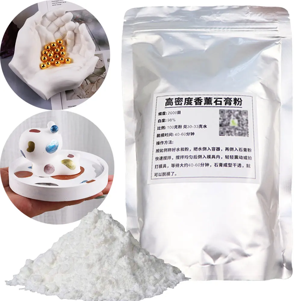 500-1000g High Density Aromatherapy Gypsum Powder For DIY Clay Cement Casting Mold Making Material Plaster Craft Making Tools
500-1000g High Density Aromatherapy Gypsum Powder For DIY Clay Cement Casting Mold Making Material Plaster Craft Making Tools