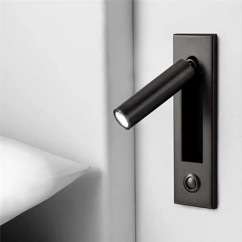 Geovancy LED Light Night Wall Lights 3W LED 120lm Wall Lamp Metal push switch on plate Guest Room Reading Light Round Head
Geovancy LED Light Night Wall Lights 3W LED 120lm Wall Lamp Metal push switch on plate Guest Room Reading Light Round Head