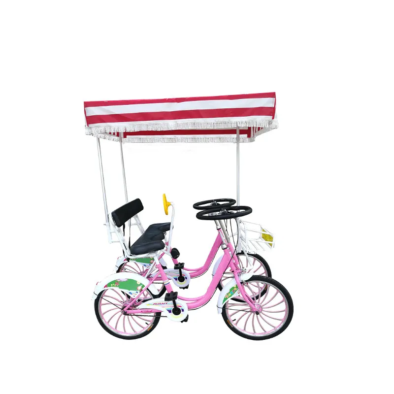 2pcs/lot Two Seater Pedal Adult Tourist Tricycle Road Tandem Bike Sightseeing Bicycle For Sale | Бытовая техника