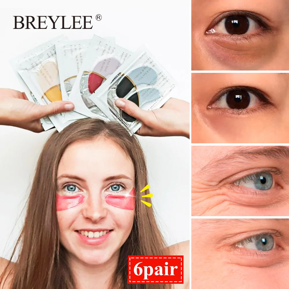 BREYLEE 24K Gold Collagen Eye cream face sheet Mask Patches Anti-wrinkle Eye serum Gel Moisturizing Dark Circles Removal 6pairs
BREYLEE 24K Gold Collagen Eye cream face sheet Mask Patches Anti-wrinkle Eye serum Gel Moisturizing Dark Circles Removal 6pairs