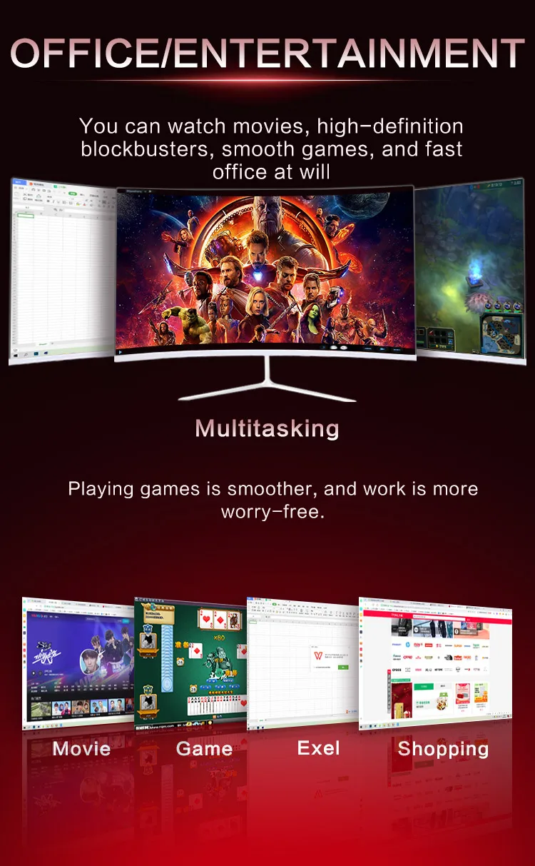Funhouse Computers G5420 Quad-core 8G High-Frequency Memory 120G SSD Home Desktop PC Assembly Whole Set with 24'Monitor Funhouse Computers G5420 Quad-core 8G High-Frequency Memory 120G SSD Home Desktop PC Assembly Whole Set with 24'Monitor