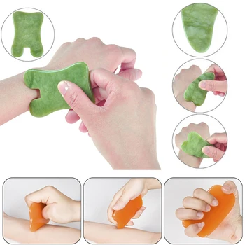 Natural Jade Stone Beewax Guasha Board Massage Tool SPA Therapy Gua Sha Massager Antistress Body Care Scraping Board
Natural Jade Stone Beewax Guasha Board Massage Tool SPA Therapy Gua Sha Massager Antistress Body Care Scraping Board