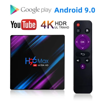 TV Box android 10 4G 64GB 4K Android TV Box 2020 H96 MAX H616 Smart TV Box 2.4G 5G Dual WIFI Google Voice Set Top Box H96max
TV Box android 10 4G 64GB 4K Android TV Box 2020 H96 MAX H616 Smart TV Box 2.4G 5G Dual WIFI Google Voice Set Top Box H96max