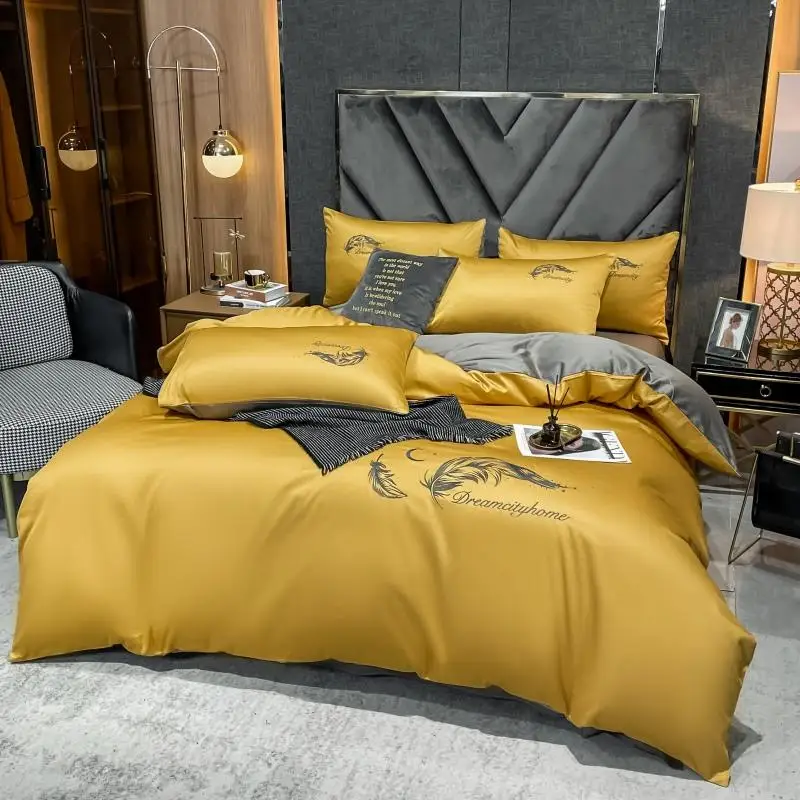 Luxury Embroidery Cotton Duvet Cover Set Embroidery Bedding set Red Grey King Queen size Flat fitted
Luxury Embroidery Cotton Duvet Cover Set Embroidery Bedding set Red Grey King Queen size Flat fitted