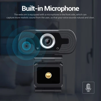 USB Plug and Play Web Camera 1080P HD Webcam with Built-in MIC Video Recording for Laptop Desktop Computer Accessory
USB Plug and Play Web Camera 1080P HD Webcam with Built-in MIC Video Recording for Laptop Desktop Computer Accessory