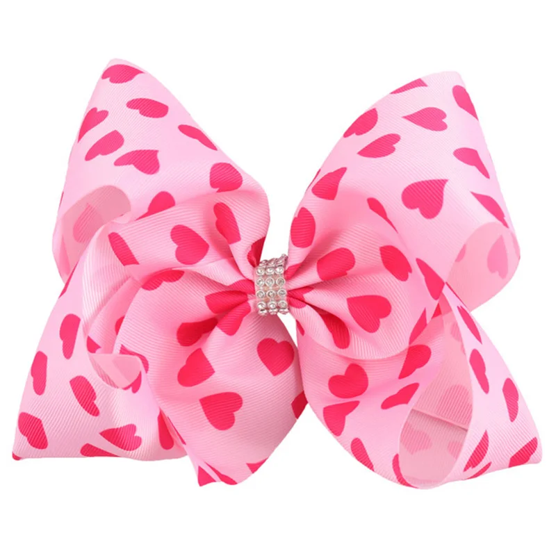 7inch Large Ribbon Bow Hair Clips for Girls Valentine's Day Heart Printed Bowknot Hairgrips Hairbows Children Hair Accessories
7inch Large Ribbon Bow Hair Clips for Girls Valentine's Day Heart Printed Bowknot Hairgrips Hairbows Children Hair Accessories