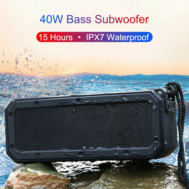40W Portable Bluetooth Speaker Wireless Column Soundbar for Computer Super Bass Stereo Waterproof Shockproof Boom Box 15 Hours
40W Portable Bluetooth Speaker Wireless Column Soundbar for Computer Super Bass Stereo Waterproof Shockproof Boom Box 15 Hours