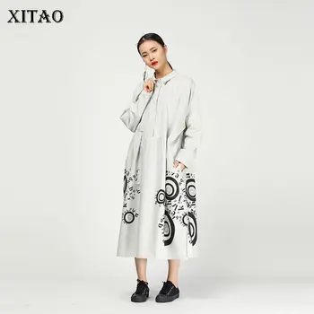 XITAO Print Pattern Irregular Dress Fashion New Women Plus Size Single Breast Vintage Style 2020 Spring Summer Dress WBB1868
XITAO Print Pattern Irregular Dress Fashion New Women Plus Size Single Breast Vintage Style 2020 Spring Summer Dress WBB1868