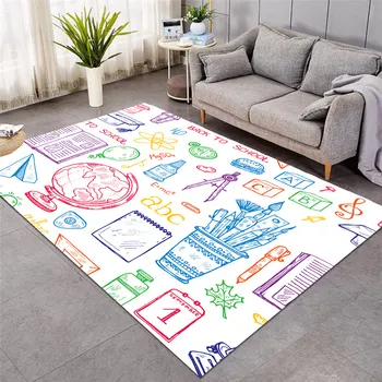 New School Collection Floor Mat Colorful Large Carpet for Living Room Educational Pencils Rugs Room Fashion Mat
New School Collection Floor Mat Colorful Large Carpet for Living Room Educational Pencils Rugs Room Fashion Mat