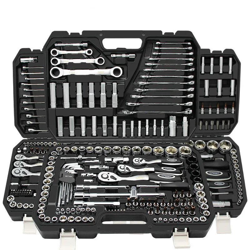 Auto repair toolbox, auto repair and maintenance socket wrench, German multi-function socket combination toolbox tools set
Auto repair toolbox, auto repair and maintenance socket wrench, German multi-function socket combination toolbox tools set