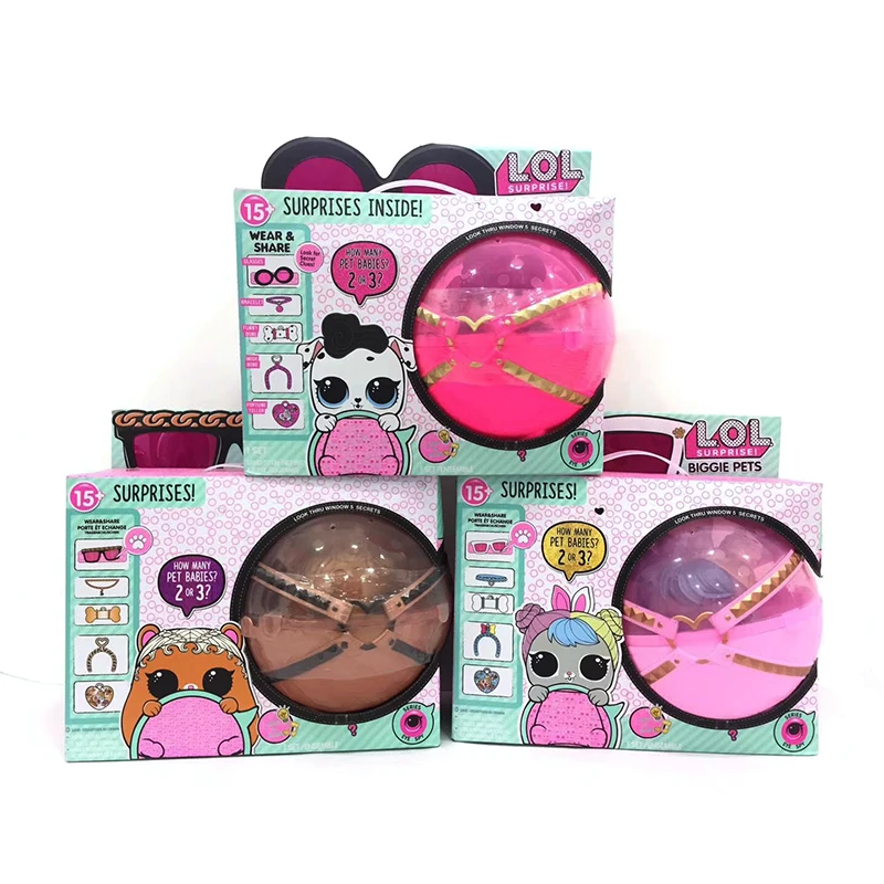 Original LOL SURPIRSE Dolls BIGGIE PETS Magic DIY Random lols dolls Action Figure model Girl's toy gift
Original LOL SURPIRSE Dolls BIGGIE PETS Magic DIY Random lols dolls Action Figure model Girl's toy gift
