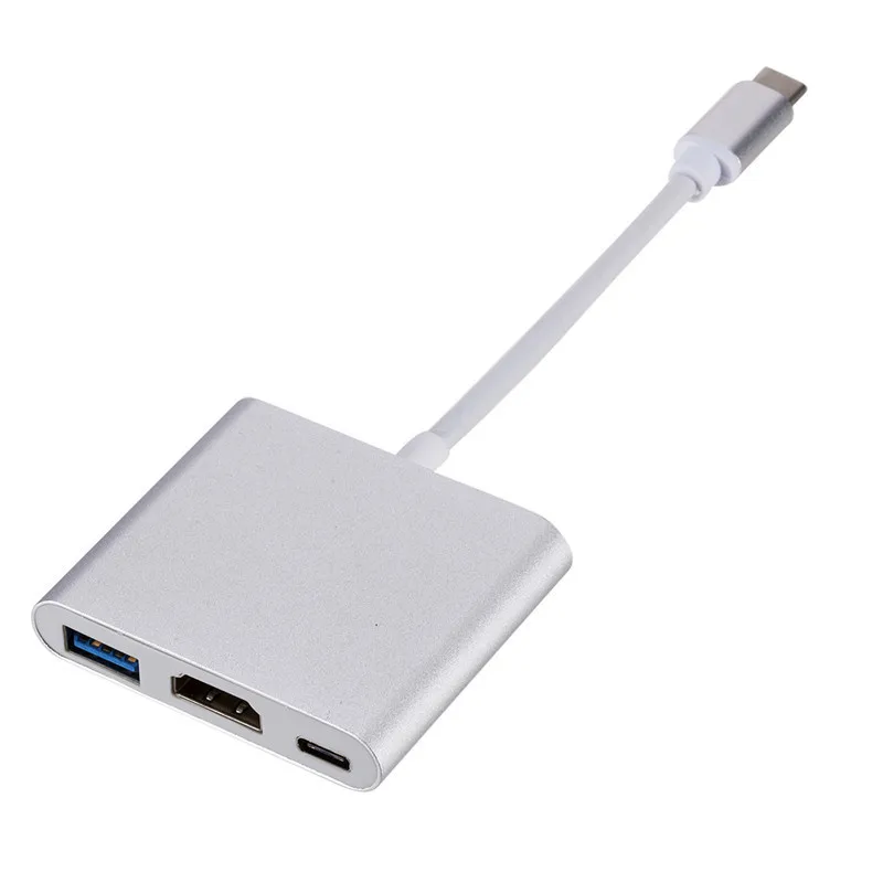 Переходник с Type C на HDMI-совместимый адаптер Usbc HDMI-совместимый/USB3.0/Type Type-C