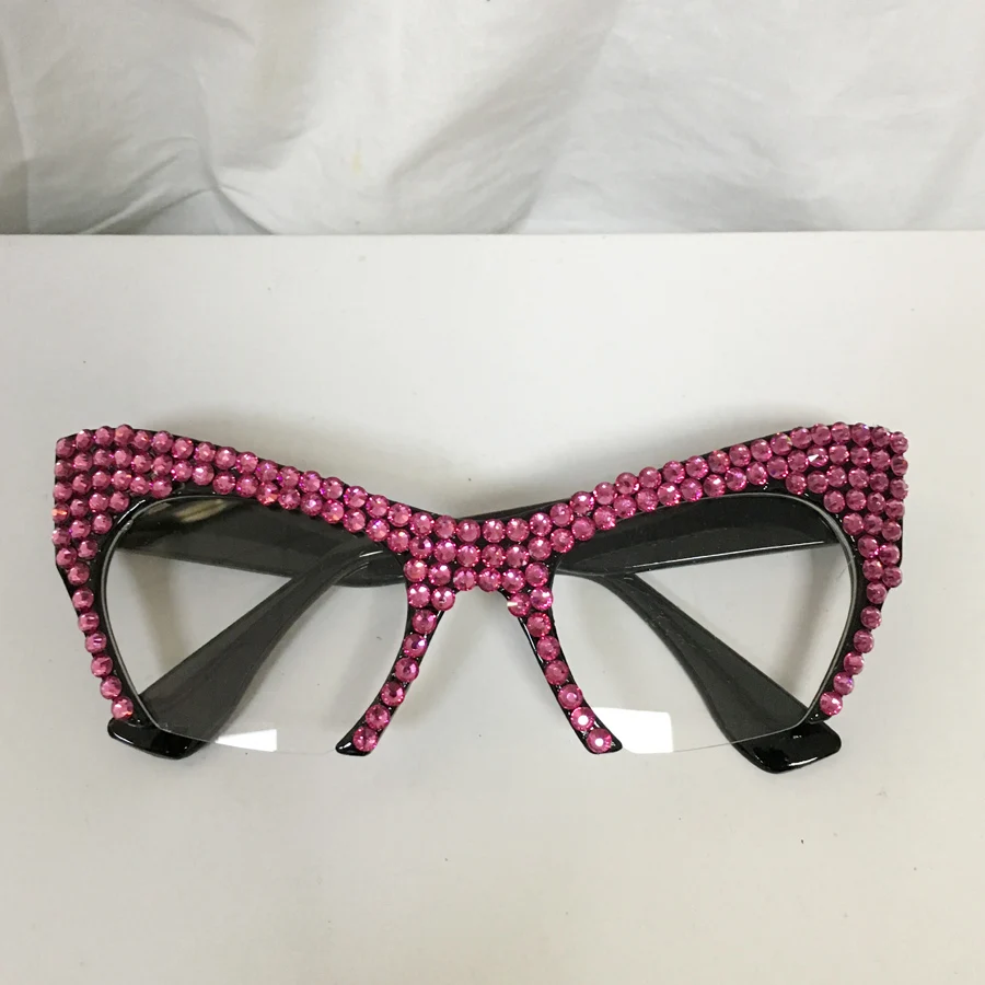 New Women Pink Crystal sunglasses Rhinestone Cat Eyes Sun glasses for female Decoration Women designer Sungalsses
New Women Pink Crystal sunglasses Rhinestone Cat Eyes Sun glasses for female Decoration Women designer Sungalsses