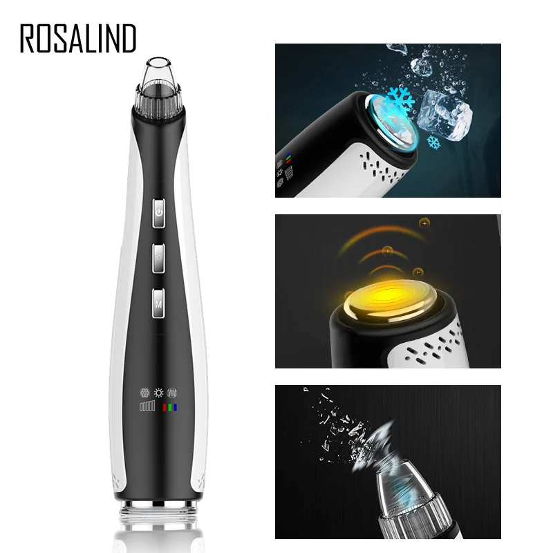 ROSALIND Blackhead Remover Black Point Vacuum For Acne Pore Vacuum Electric Facial Pore Cleansing Pimple Remove Tool Face Care
ROSALIND Blackhead Remover Black Point Vacuum For Acne Pore Vacuum Electric Facial Pore Cleansing Pimple Remove Tool Face Care