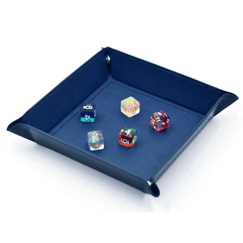 Quadrangle PU Leather Tray For Dice Table Game Coin Box Desk Storage Box Foldable Storage Box
Quadrangle PU Leather Tray For Dice Table Game Coin Box Desk Storage Box Foldable Storage Box