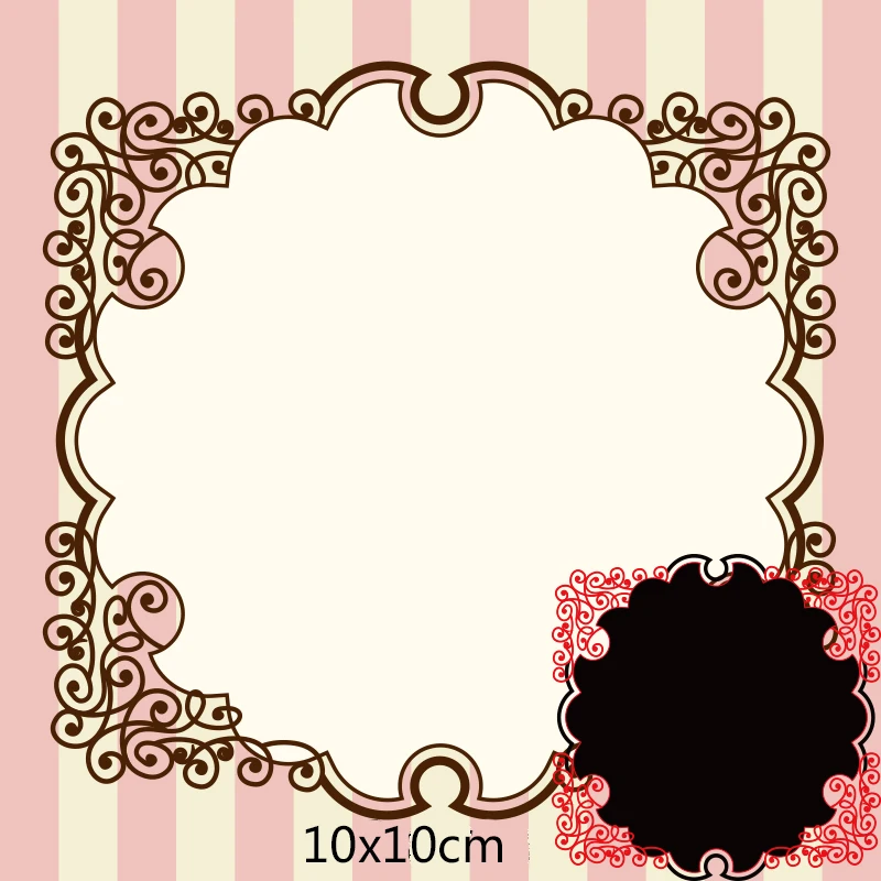 Cutting Dies Lace frame Metal steel frames DIY Scrap booking Photo Album Embossing paper Cards 100*100mm
Cutting Dies Lace frame Metal steel frames DIY Scrap booking Photo Album Embossing paper Cards 100*100mm