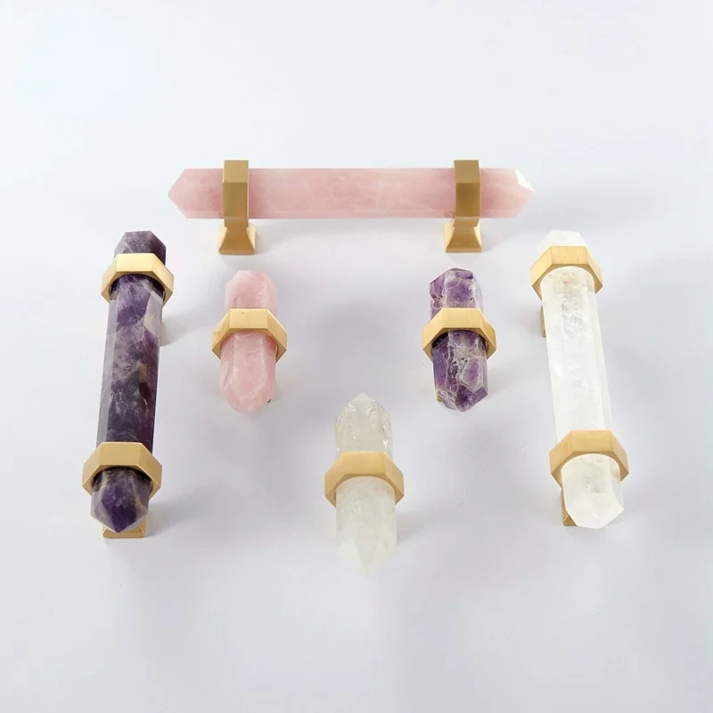 Natural Crystal Handle Light Luxury Modern Simple American Natural Crystal Cabinet Door Furniture Drawer Double Hole Handle
Natural Crystal Handle Light Luxury Modern Simple American Natural Crystal Cabinet Door Furniture Drawer Double Hole Handle
