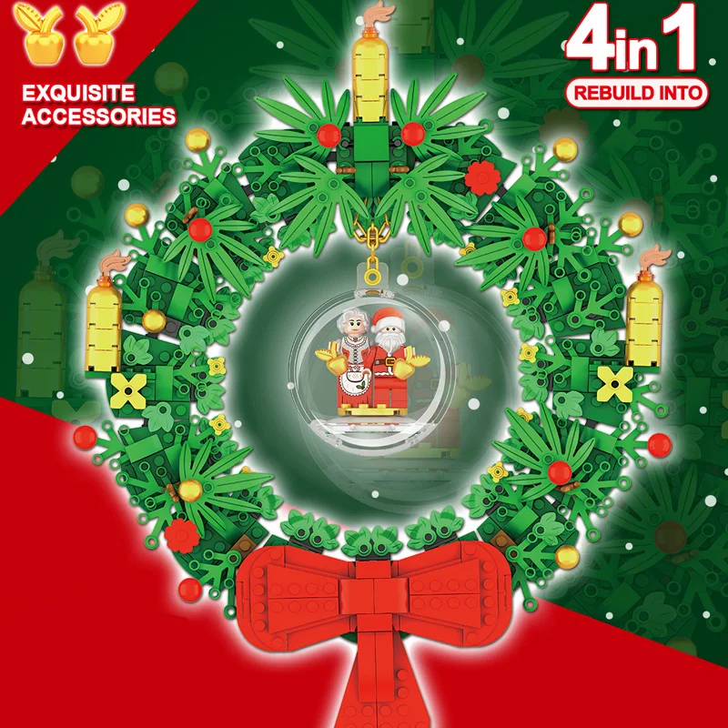 Artificial Building-Blocks 4 in 1 2020 New Year Christmas Gift Garland 00426 Wreath Decoration Bricks Set Toys For Kid Children
Artificial Building-Blocks 4 in 1 2020 New Year Christmas Gift Garland 00426 Wreath Decoration Bricks Set Toys For Kid Children