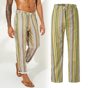 Plus Size Men Vertical Stripes Print Button Straight Fitness Long Loose Loose style plus size fits most people to wear Pants
Plus Size Men Vertical Stripes Print Button Straight Fitness Long Loose Loose style plus size fits most people to wear Pants