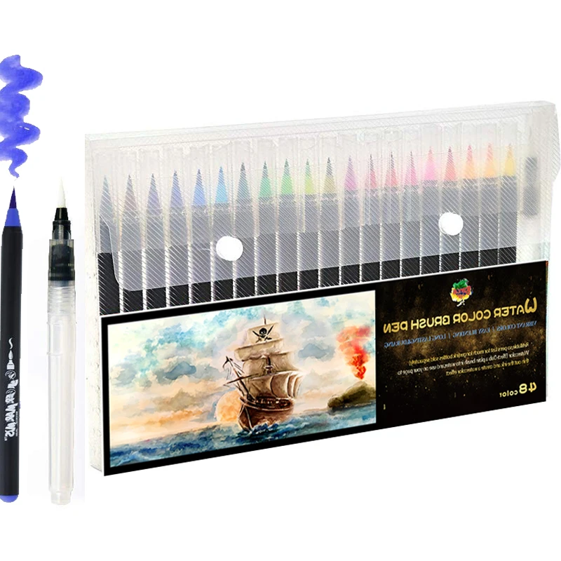 72 color ink effect art marker with flexible tip for children drawing Watercolor Brush Pen
72 color ink effect art marker with flexible tip for children drawing Watercolor Brush Pen