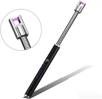 Zhangji Candle Lighter Electric Rechargeable Arc Lighter with LED Battery Display Long Flexible Neck USB Lighter
Zhangji Candle Lighter Electric Rechargeable Arc Lighter with LED Battery Display Long Flexible Neck USB Lighter