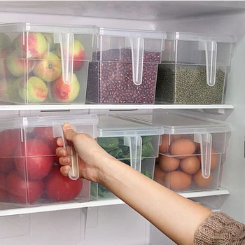 Kitchen Transparent PP Storage Box Grains Beans Storage Food Container Refrigerator Storage Boxes
Kitchen Transparent PP Storage Box Grains Beans Storage Food Container Refrigerator Storage Boxes