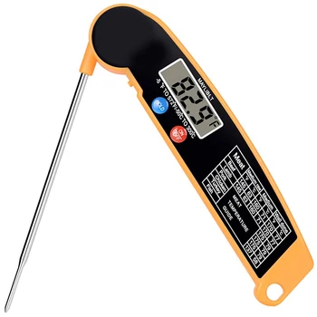 Digital Instant Read Meat Thermometer with Highly Accurate Temperature Probe, Electric Cooking Thermometer for Kitchen Food Gril
Digital Instant Read Meat Thermometer with Highly Accurate Temperature Probe, Electric Cooking Thermometer for Kitchen Food Gril