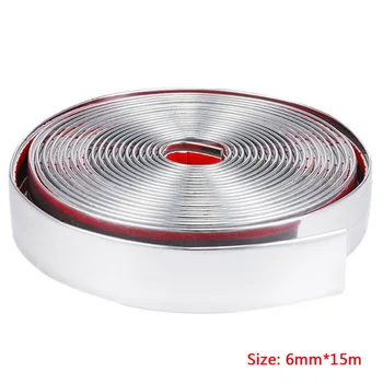 15M Silver Flexible Chrome-plated Soft Plastic PVC Trim Car Interior Exterior Moulding Strip Decorative Line
15M Silver Flexible Chrome-plated Soft Plastic PVC Trim Car Interior Exterior Moulding Strip Decorative Line
