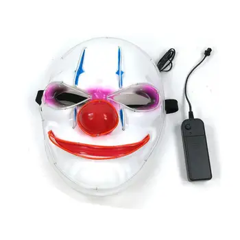 LumiParty Halloween Mask Red Nose Clown Glowing Mask Cold Light Street Dance Party Mask for Halloween Party Decorations
LumiParty Halloween Mask Red Nose Clown Glowing Mask Cold Light Street Dance Party Mask for Halloween Party Decorations