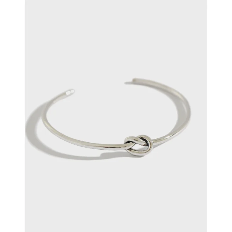 1PC Authentic 925 Sterling silver Retro Love Knot Bangle Cuff Bracelet fine Jewelry C-AS122
1PC Authentic 925 Sterling silver Retro Love Knot Bangle Cuff Bracelet fine Jewelry C-AS122