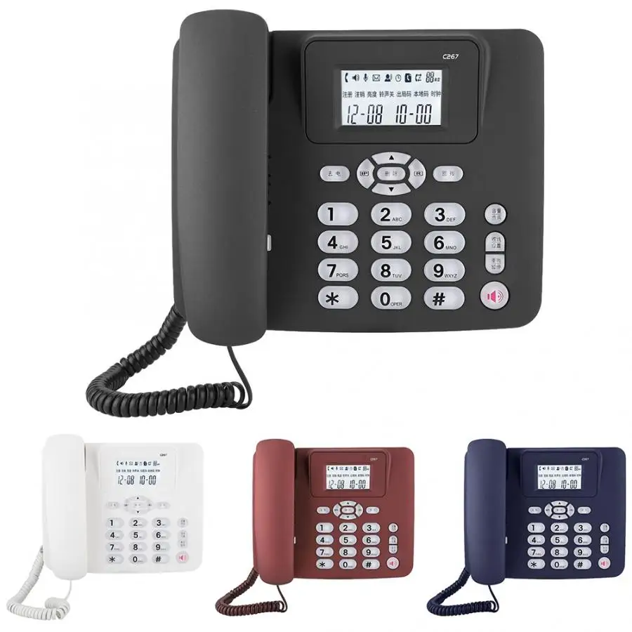 C267 Wireless Home Fixed Telephone Desk Phone Mobile Home Office Desktop Telephone New
C267 Wireless Home Fixed Telephone Desk Phone Mobile Home Office Desktop Telephone New