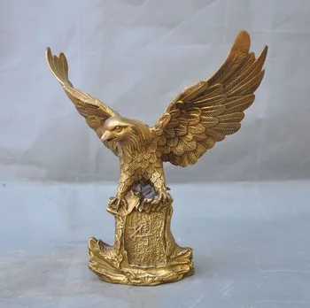 Christmas 9"Chinese Feng Shui Pure Brass success hawk eagle Lanneret Bird King sculpture wedding decoration
Christmas 9"Chinese Feng Shui Pure Brass success hawk eagle Lanneret Bird King sculpture wedding decoration