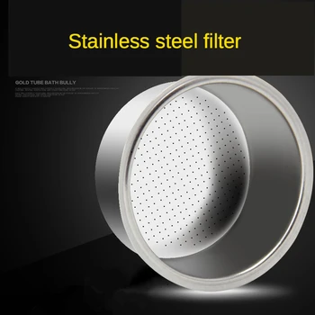 2Cup Stainless Steel Strainer High-Pressure Coffee Machine Double-Cup Funnel Porous American Single-Layer Powder Bowl
2Cup Stainless Steel Strainer High-Pressure Coffee Machine Double-Cup Funnel Porous American Single-Layer Powder Bowl