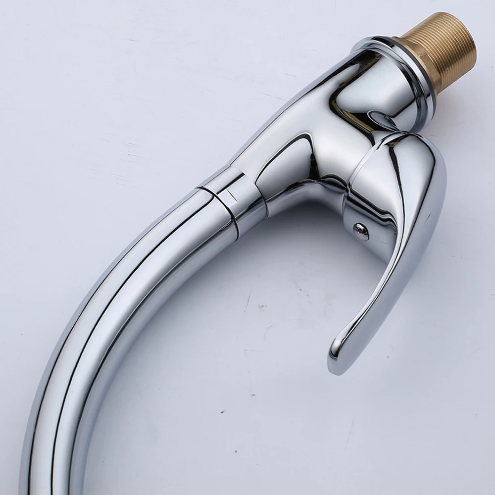 RUYAGE Kitchen Faucet 360 Degree Swivel Solid Zinc Alloy Kitchen Mixer Cold and Hot Kitchen Tap Single Hole Water Tap